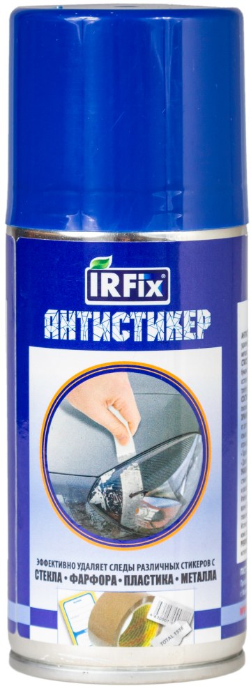 IRFIX Удалитель наклеек и следов клея Антистикер 150мл (12шт)
