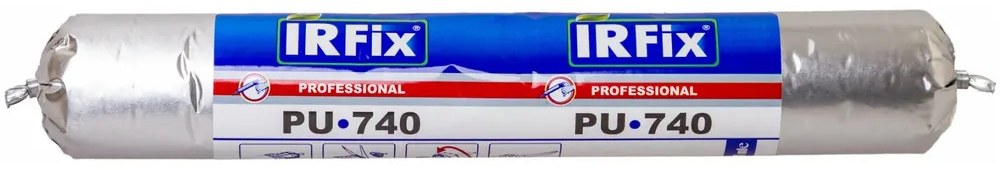 IRFIX Полиуретановый герметик IRFIX PU-740 черный 600мл. (однокомпонентный) RAL 9004 1/12