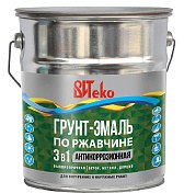 Грунт-эмаль по ржавчине 3 в 1 темно-серая ВИТЕКО 20 кг.