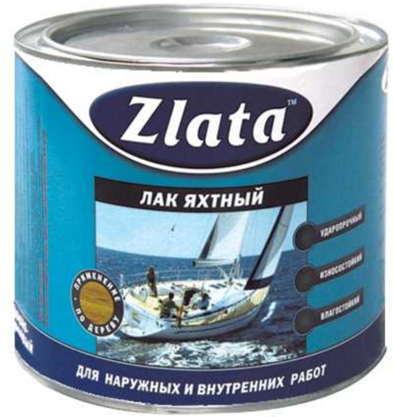 Лак Яхтный глянцевый 2,4л. "Zlata"