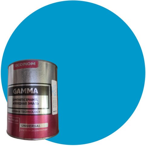 ЭМАЛЬ ПФ-115 GAMMA COLOR SERVICE ГОЛУБАЯ 2,6 КГ