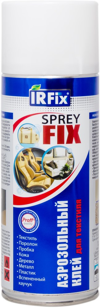 IRFIX Клей аэрозольный "SPRAY FIX" 400мл IRFIX 1/16