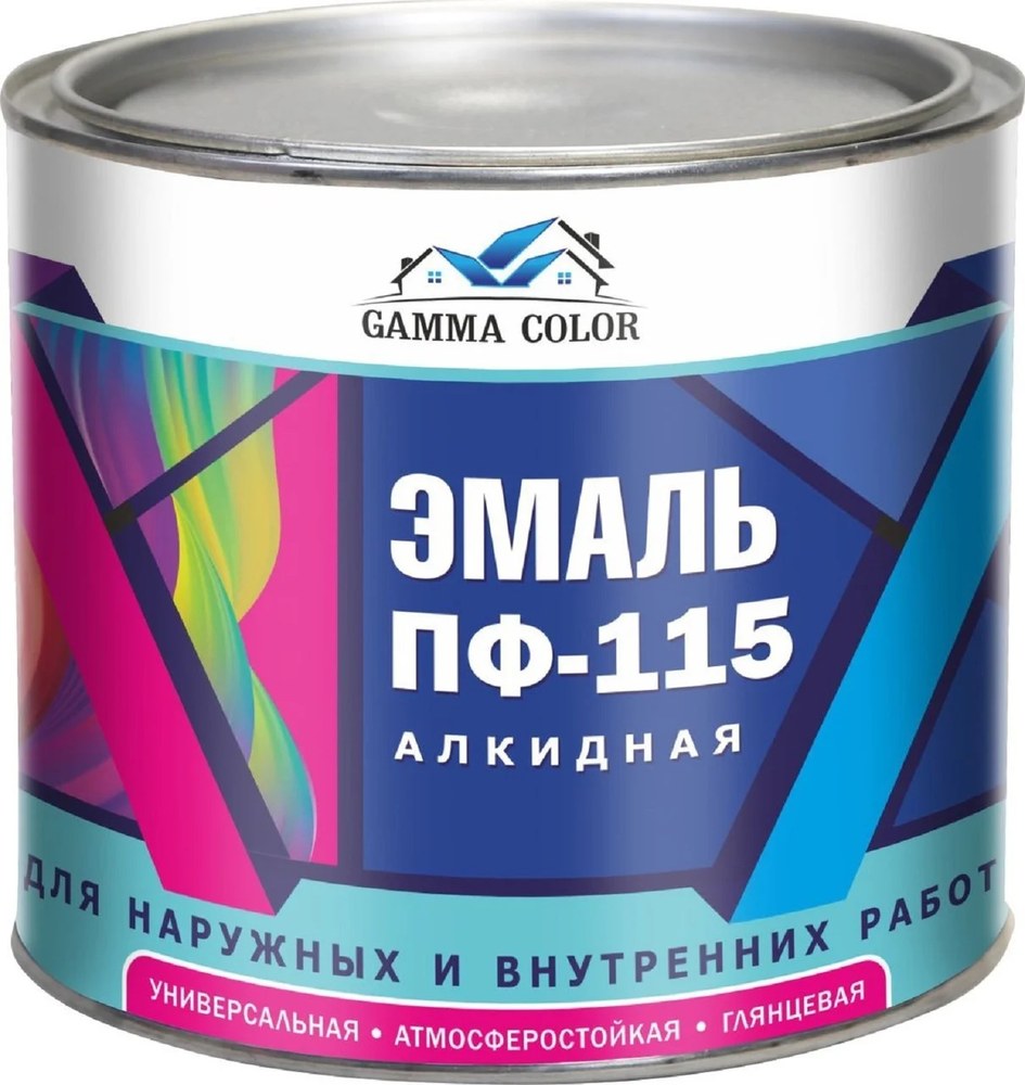 Эмаль зеленая ПФ 115 Gamma Color 2,6 кг.