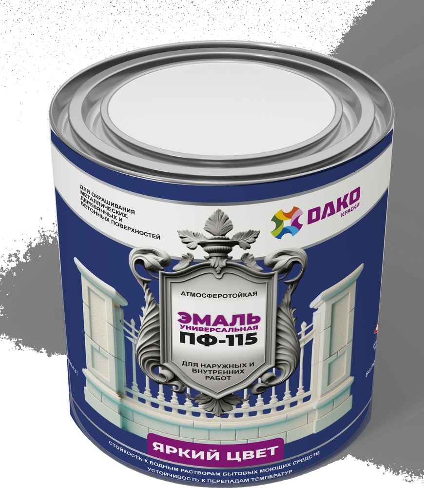Эмаль ПФ-115 красная Dako 2,6 кг (Б)