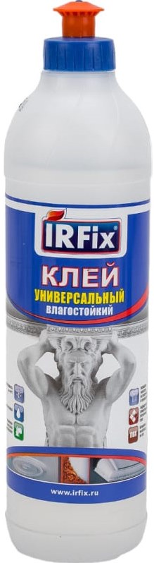IRFIX Клей универсальный влагостойкий прозрачный (0,5л) 1/16