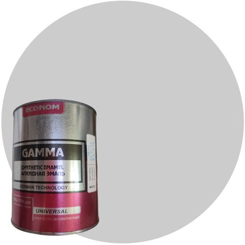 ЭМАЛЬ ПФ-115 GAMMA COLOR SERVICE СЕРАЯ 0,8 КГ
