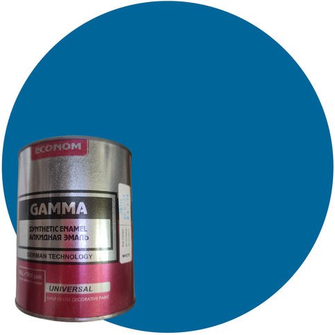 ЭМАЛЬ ПФ-115 GAMMA COLOR SERVICE СИНЯЯ 0,8 КГ